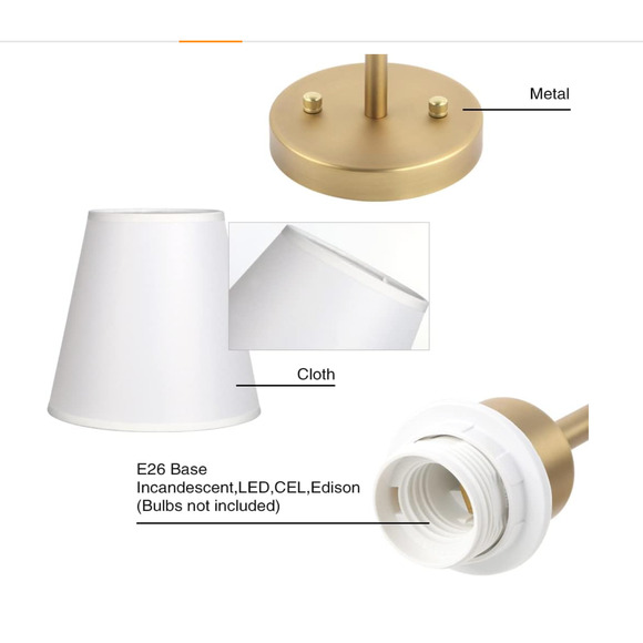 PERMO Classic Rustic Double Sconce 2-Lights Wall Sconce Lighting Fixture with Fl - Picture 4 of 7